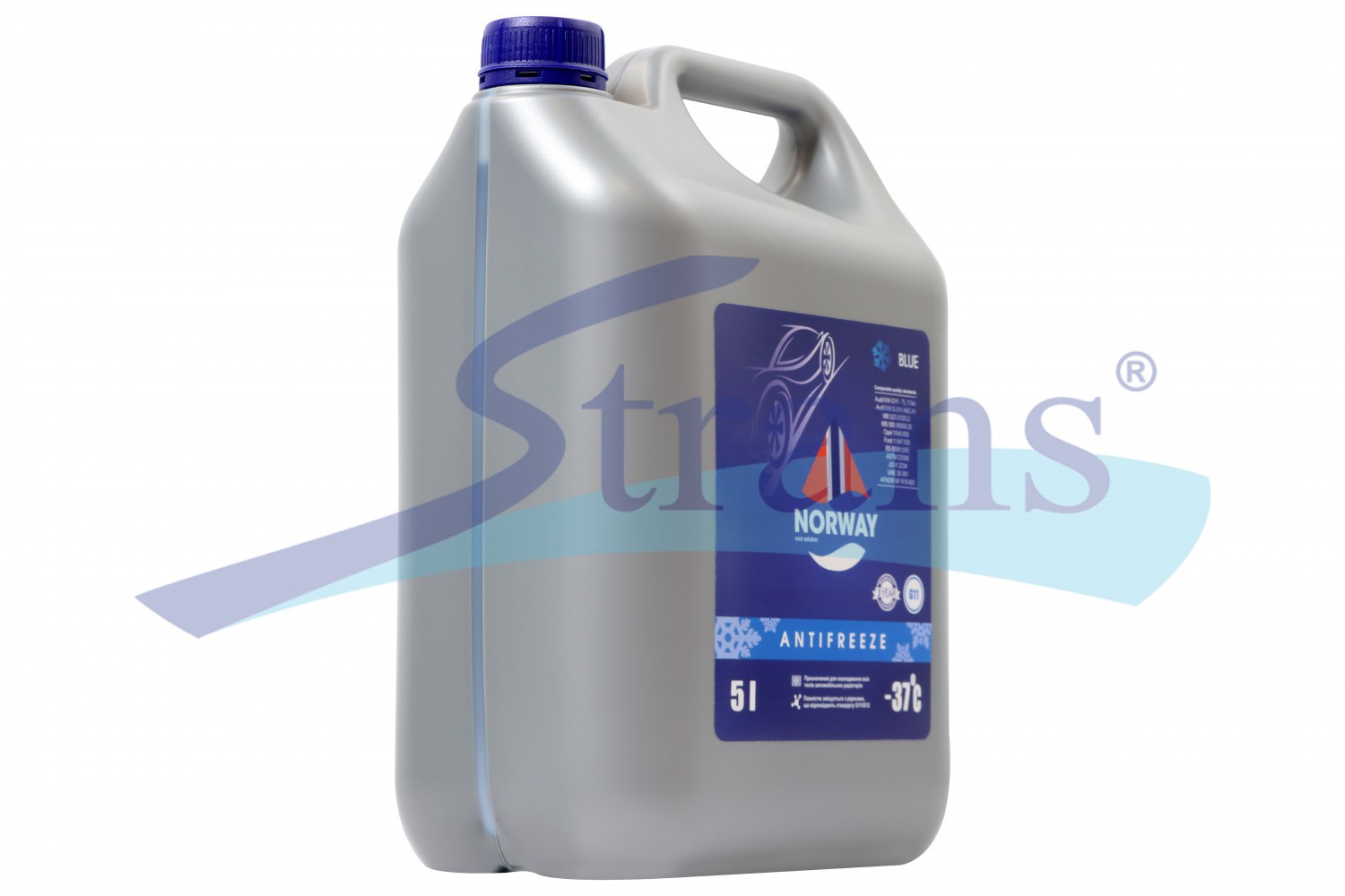 Антифриз Norway G11 -37°C 5Л. (Синій) Norwayg11Blue5L купити в